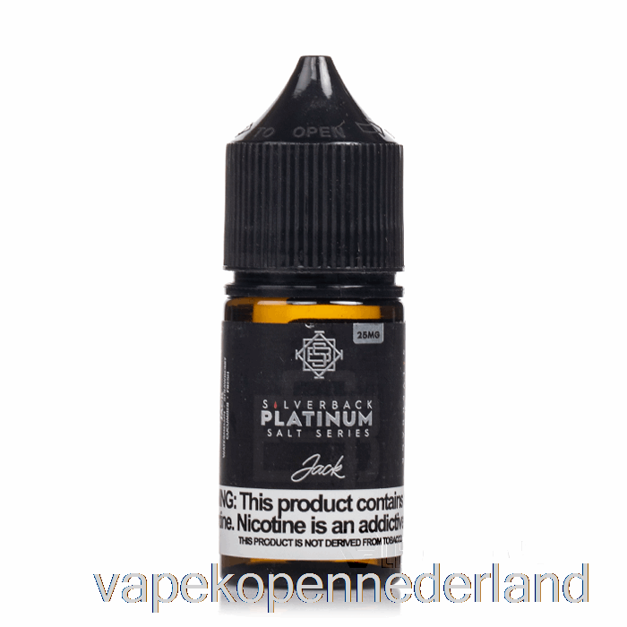 Elektronische Sigaret Vape Jack - Zilverrug Platina-serie Zouten - 30 Ml 25 Mg